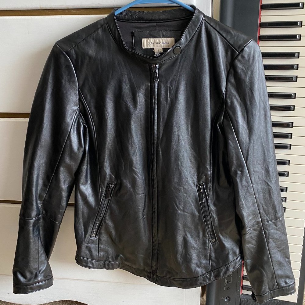 Calvin Klein Vegan Leather Jacket